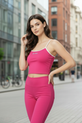 Women's Tight Color Block Yoga Tank Top