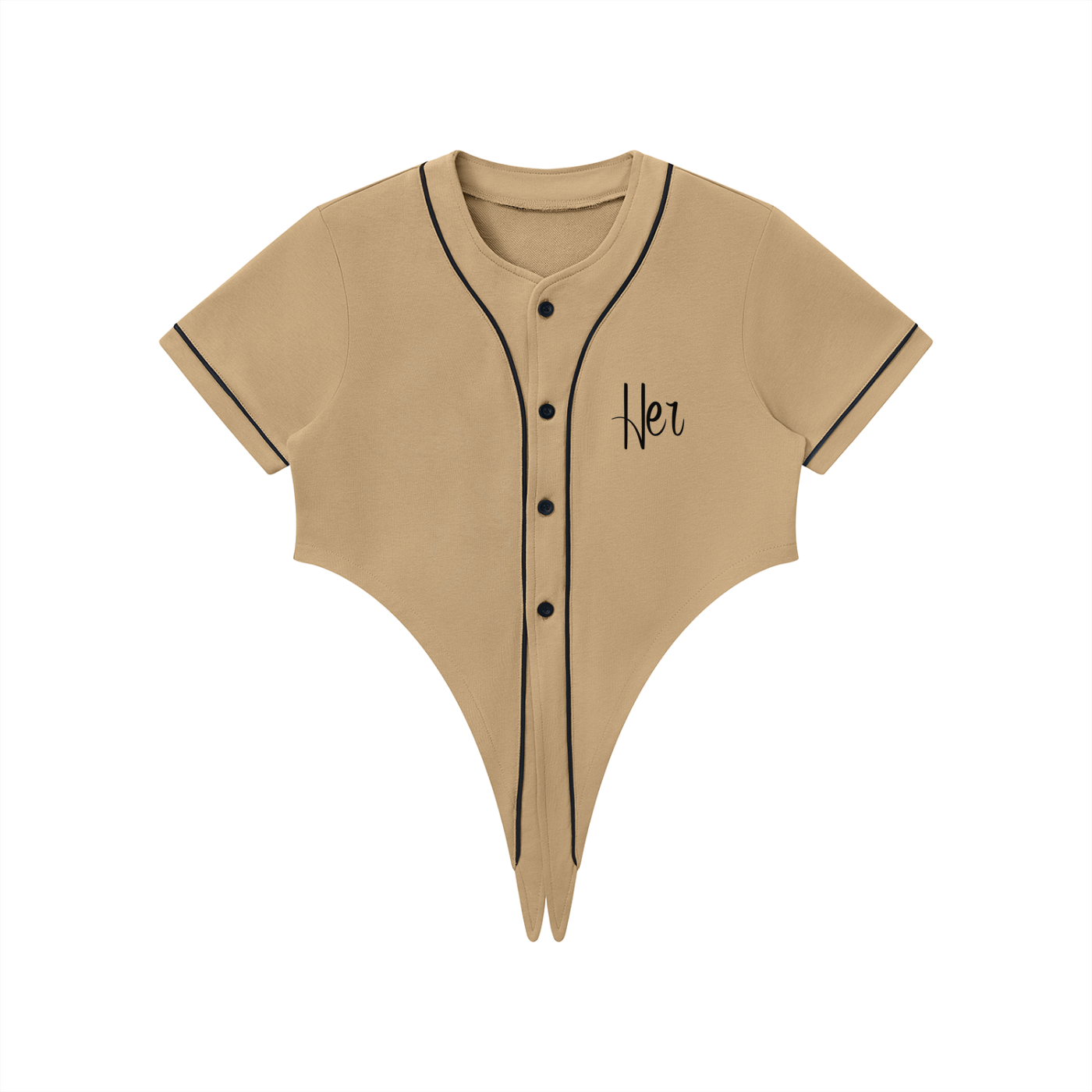 Women's Piping Baseball Jersey