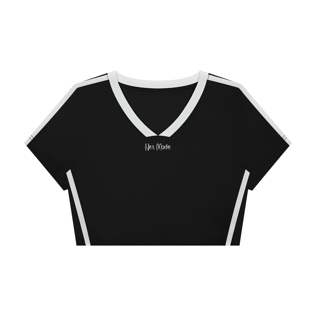 Women’s Slim Fit Color Block T-Shirt