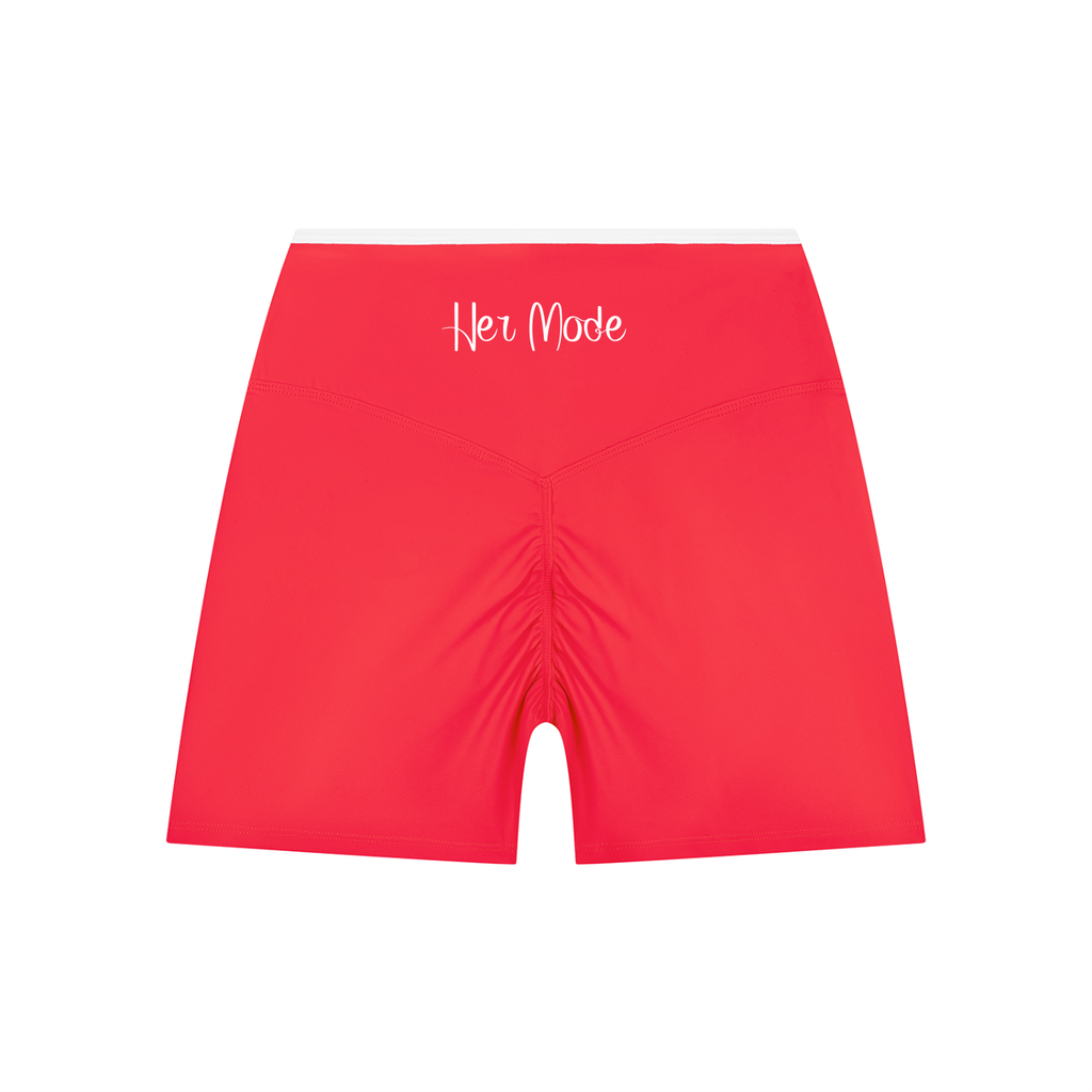 Women’s High Rise Color Block Yoga Shorts